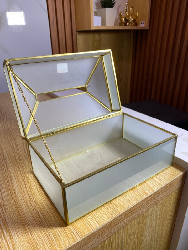 Cover Mirror Glass Tissue Box