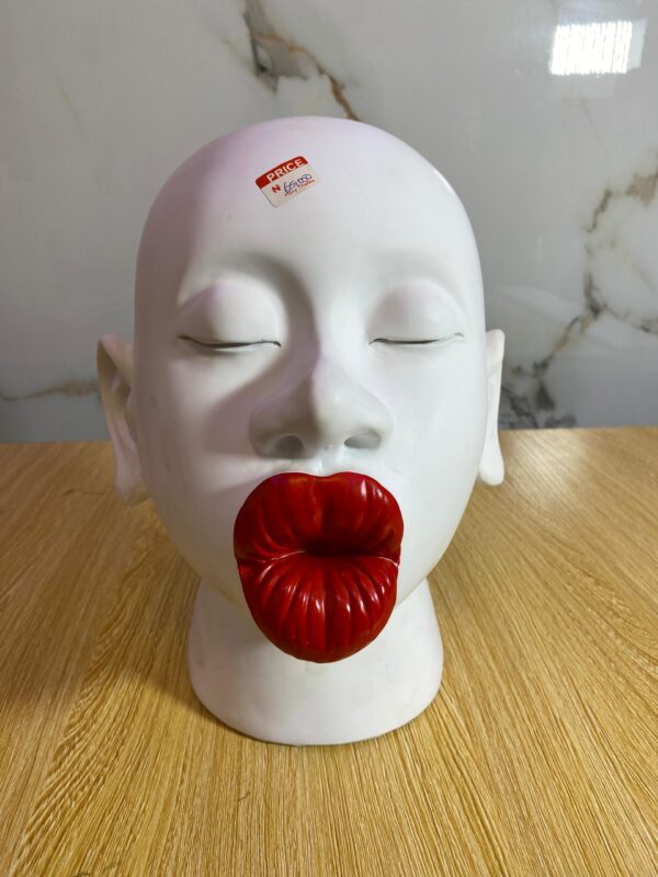 Big Red Lipstick Sculpture